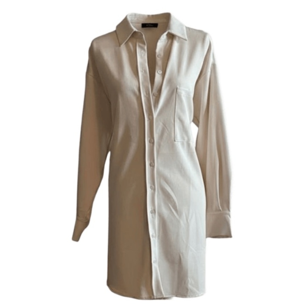 Boutique Oversized Shirt Dress